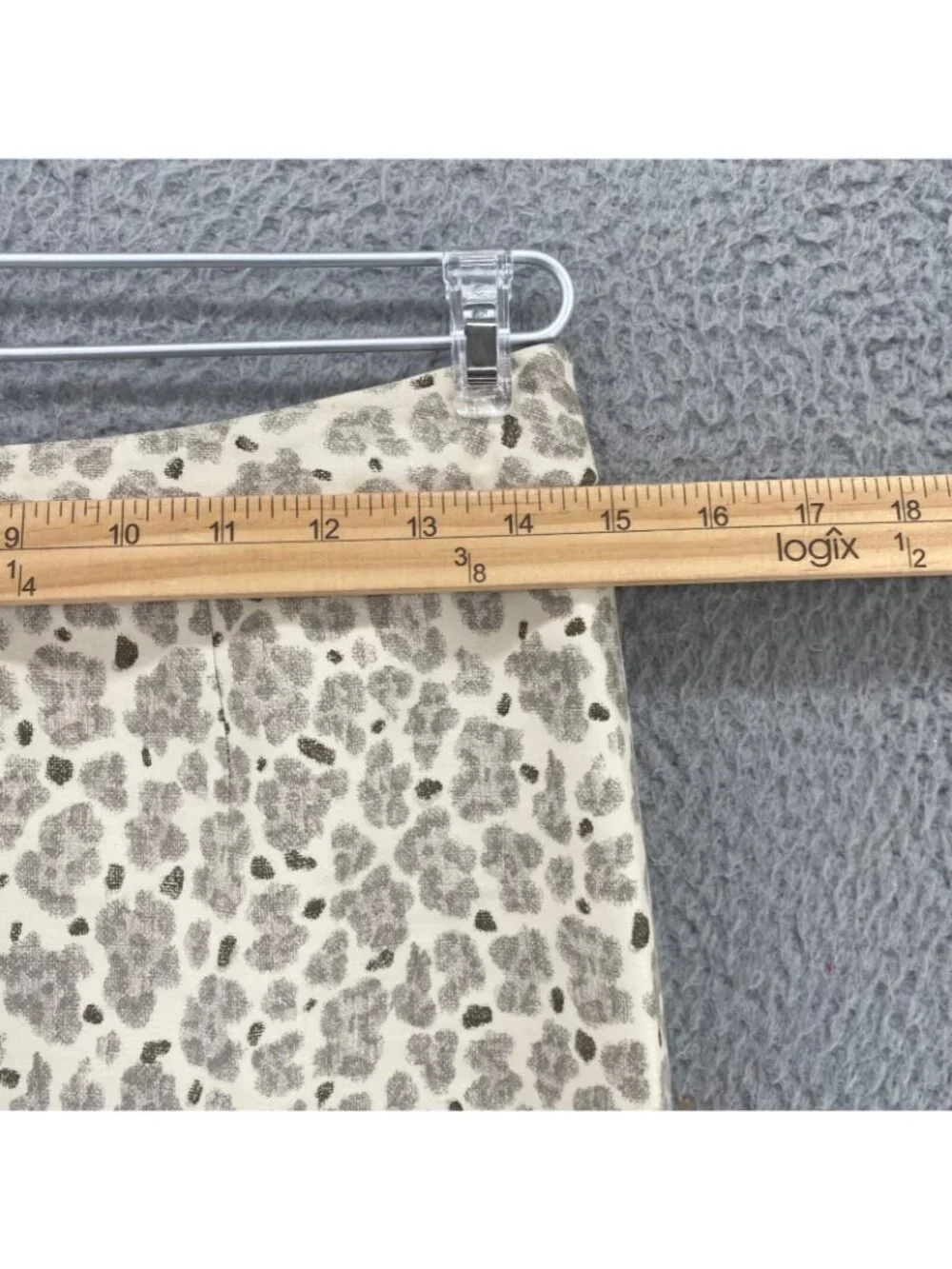 LOFT Skirt Womens 2 Ivory Floral Silk Blend Pencil Straight Mini Office Career
